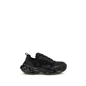 Dsquared² Black Polyester Athletic Men's Sneakers